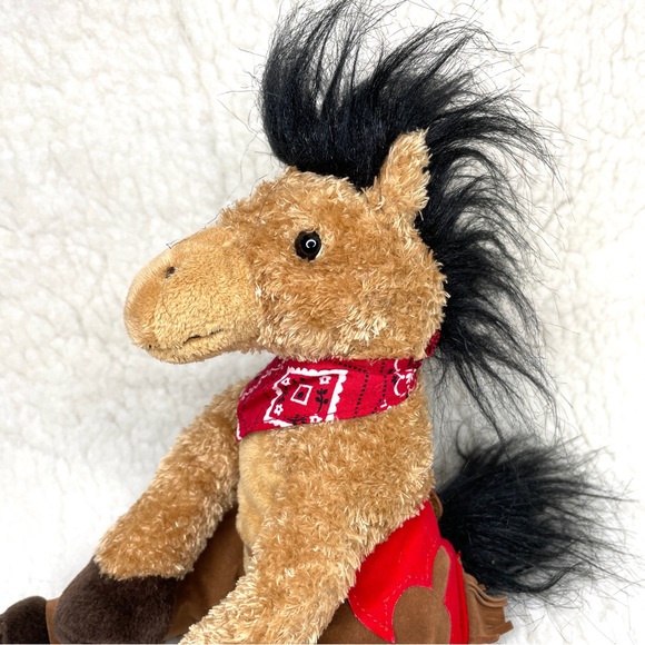 Douglas Cuddle Toy 1 Poke Cowboy Horse - Picture 4 of 8